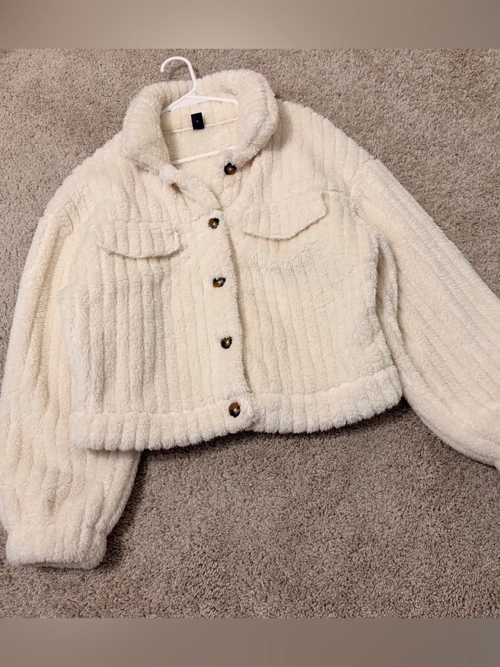 Cozy Cream Jacket, Large